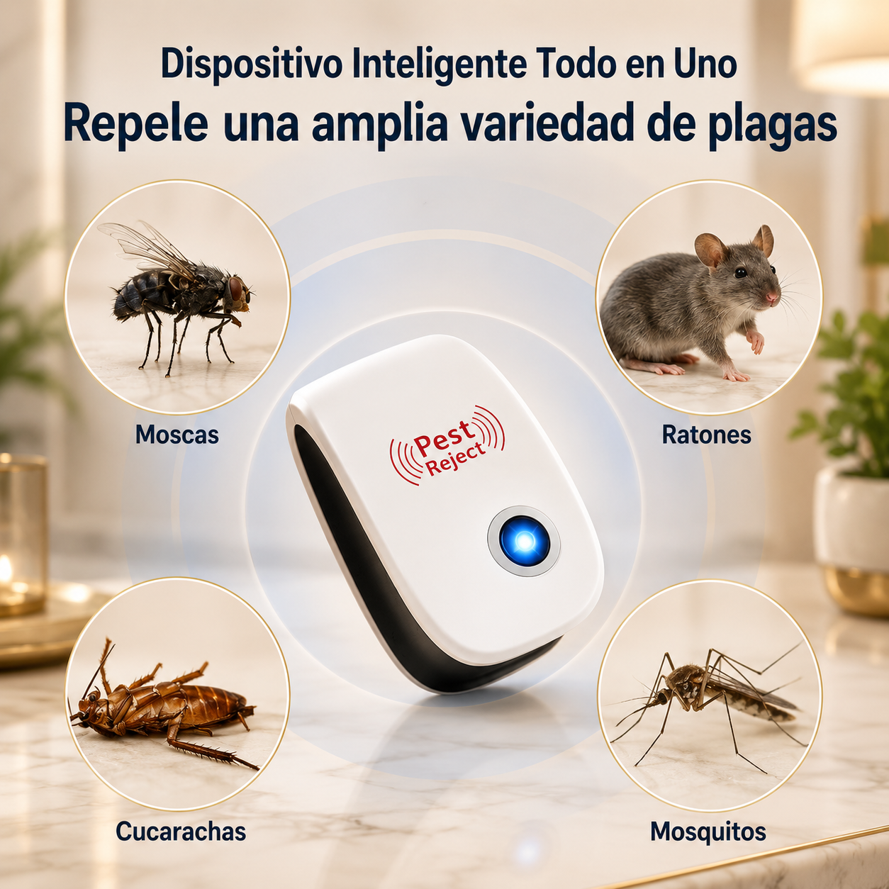 Repelente Ultrasónico Pest Reject™
