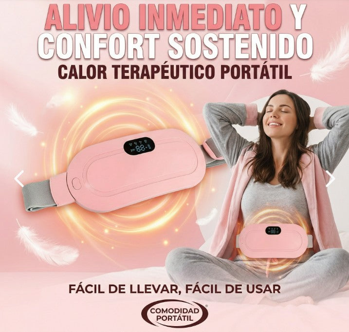 Cinturón Térmico para alivio de cólicos y dolores lumbares Portátil