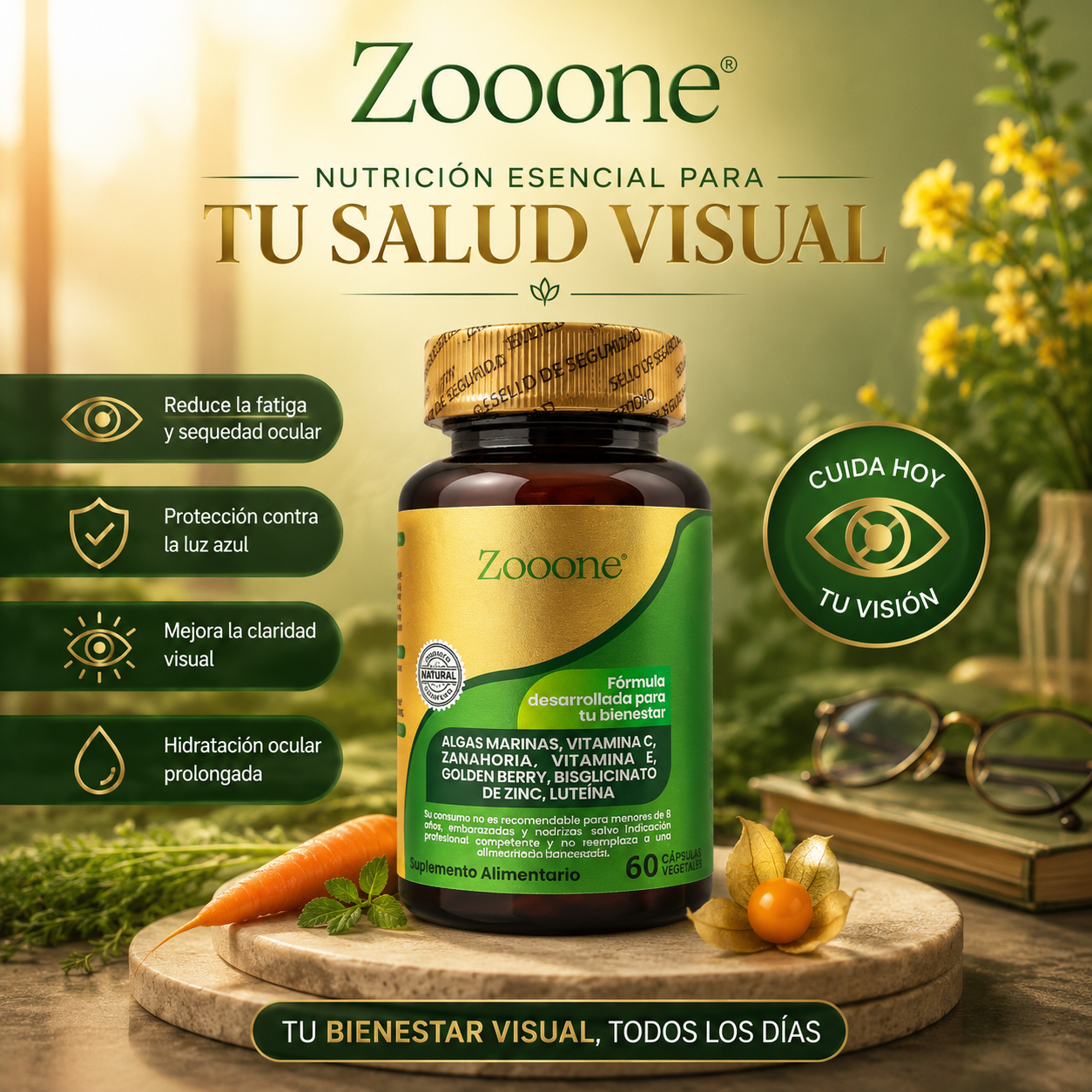 Zooone™ Salud Ocular 60 Cápsulas