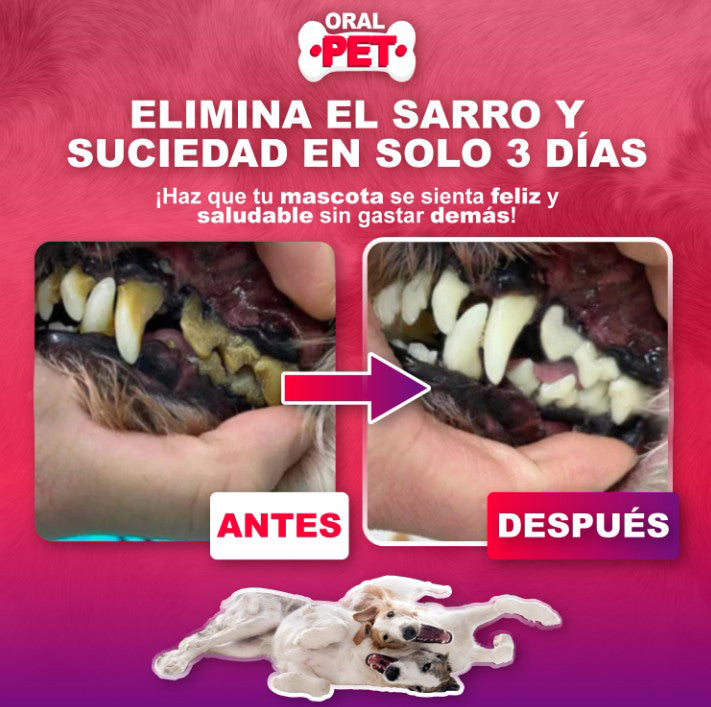 Oral Pet Spray Bucal Limpiador Mascotas