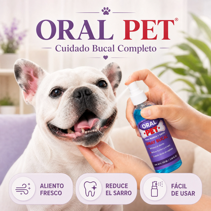 Oral Pet Spray Bucal Limpiador Mascotas