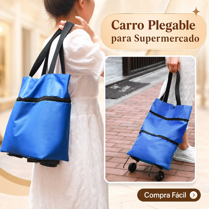 Supermarket 3 en 1 Carro plegable
