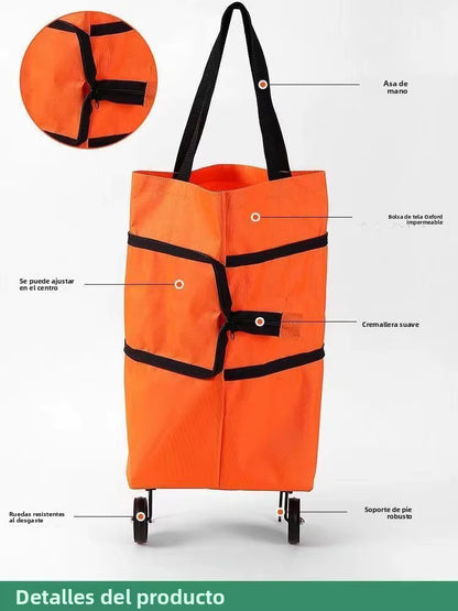 Supermarket 3 en 1 Carro plegable