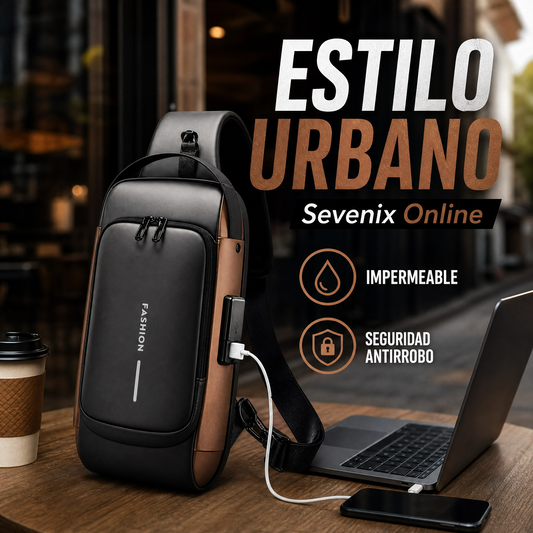 Bolso Antirrobo Con Puerto De Carga Usb Impermeable FashionSecureBag