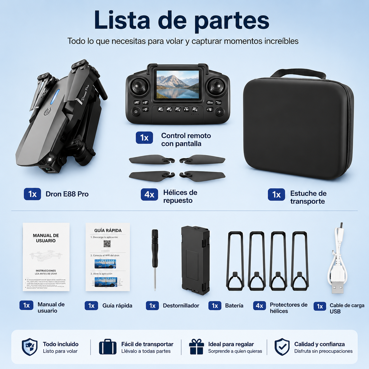 DronPro Con Camara Dual