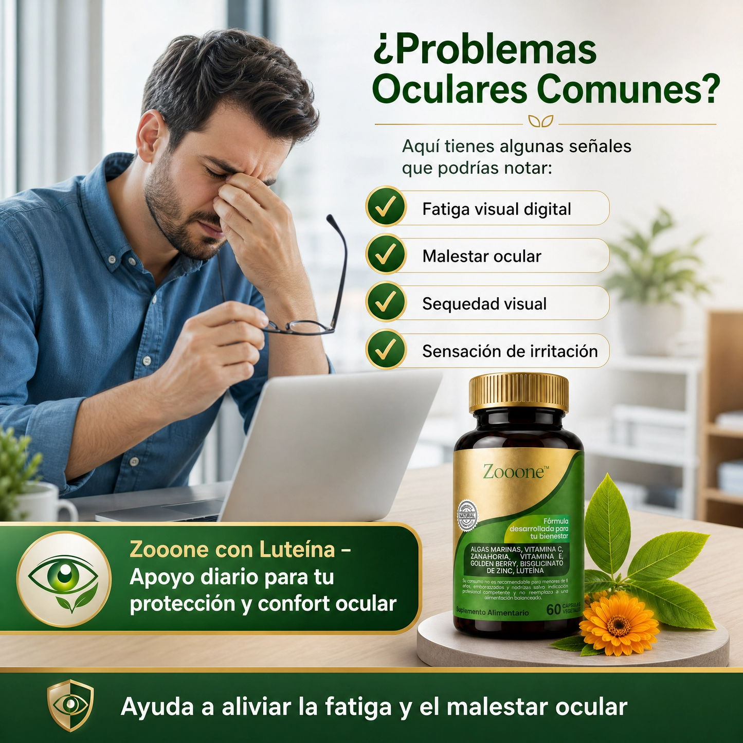 Zooone™ Salud Ocular 60 Cápsulas